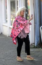 GEMMA COLLINS Arrives at Her Shop in Essex 03/09/2017