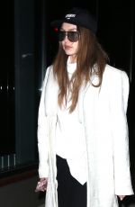 GIGI HADID Arrives at Her Apartment in New York 03/16/2017