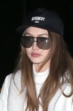 GIGI HADID Arrives at Her Apartment in New York 03/16/2017