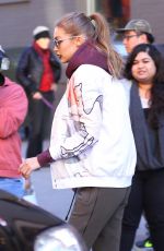 GIGI HADID Arrives at Her Home in New York 03/29/2017