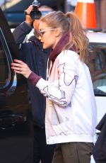 GIGI HADID Arrives at Her Home in New York 03/29/2017