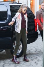 GIGI HADID Arrives at Her Home in New York 03/29/2017