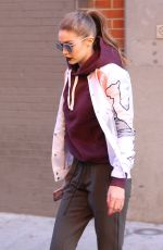 GIGI HADID Arrives at Her Home in New York 03/29/2017