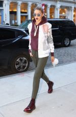 GIGI HADID Arrives at Her Home in New York 03/29/2017