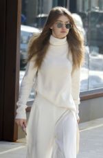 GIGI HADID Leaves Her Apartment in New York 03/16/2017