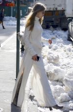 GIGI HADID Leaves Her Apartment in New York 03/16/2017