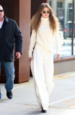 GIGI HADID Leaves Her Apartment in New York 03/16/2017
