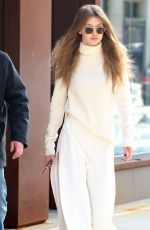 GIGI HADID Leaves Her Apartment in New York 03/16/2017