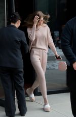 GIGI HADID Leaves Her Apartment in New York 03/18/2017
