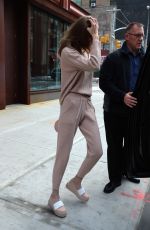 GIGI HADID Leaves Her Apartment in New York 03/18/2017