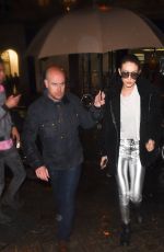 GIGI HADID Leaves Her Hotel in Paris 03/01/2017