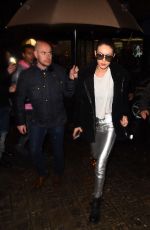 GIGI HADID Leaves Her Hotel in Paris 03/01/2017