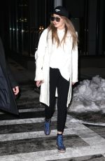 GIGI HADID Night Out in New York 03/16/2017