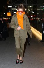 GIGI HADID Night Out in New York 03/30/2017