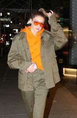 GIGI HADID Night Out in New York 03/30/2017