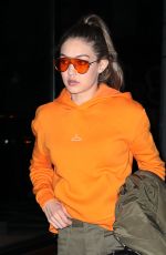GIGI HADID Night Out in New York 03/30/2017