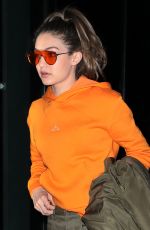 GIGI HADID Night Out in New York 03/30/2017