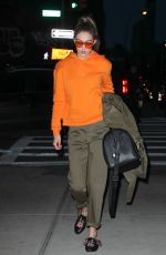 GIGI HADID Night Out in New York 03/30/2017
