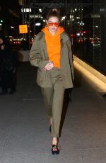 GIGI HADID Night Out in New York 03/30/2017