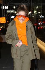 GIGI HADID Night Out in New York 03/30/2017