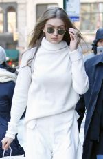 GIGI HADID Out and About in New York 03/16/2017