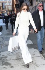 GIGI HADID Out and About in New York 03/16/2017