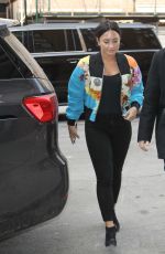 DEMI LOVATO Out and About in New York 03/21/2017