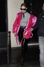 GIGI HADID Out and About in Paris 03/05/2017