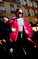 GIGI HADID Out and About in Paris 03/05/2017