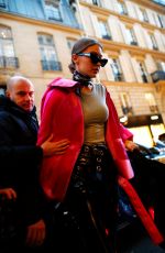 GIGI HADID Out and About in Paris 03/05/2017