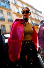 GIGI HADID Out and About in Paris 03/05/2017