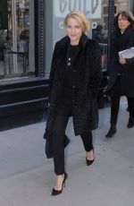 GILLIAN ANDERSON Arrivesa at AOL Studios in New York 03/13/2017