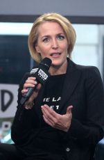 GILLIAN ANDERSON at AOL Build Studio in New York 03/13/2017