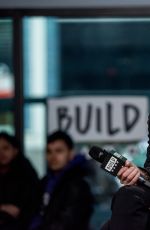 GILLIAN ANDERSON at AOL Build Studio in New York 03/13/2017