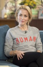 GILLIAN ANDERSON at This Morning TV Show in London 03/09/2017