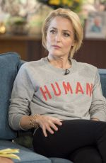 GILLIAN ANDERSON at This Morning TV Show in London 03/09/2017