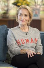 GILLIAN ANDERSON at This Morning TV Show in London 03/09/2017