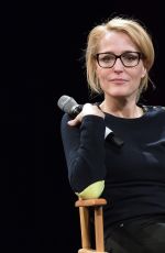 GILLIAN ANDERSON at Tribeca Talks in Support of UN Women