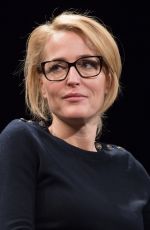 GILLIAN ANDERSON at Tribeca Talks in Support of UN Women