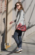GILLIAN JACOBS Arrives at Jimmy Kimmel Live in Hollywood 03/09/2017
