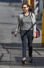 GILLIAN JACOBS Arrives at Jimmy Kimmel Live in Hollywood 03/09/2017