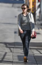GILLIAN JACOBS Arrives at Jimmy Kimmel Live in Hollywood 03/09/2017