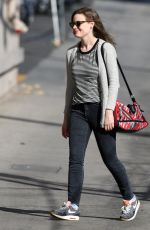 GILLIAN JACOBS Arrives at Jimmy Kimmel Live in Hollywood 03/09/2017