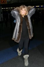 GOLDIE HAWN at JFK Airport in New York 03/08/2017