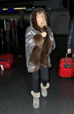 GOLDIE HAWN at JFK Airport in New York 03/08/2017