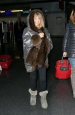 GOLDIE HAWN at JFK Airport in New York 03/08/2017