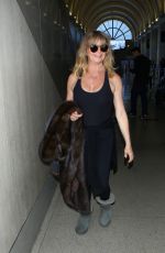 GOLDIE HAWN at LAX Airport in Los Angeles 03/11/2017