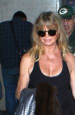 GOLDIE HAWN at LAX Airport in Los Angeles 03/11/2017