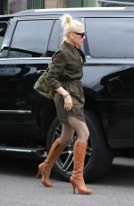 GWEN STEFANI Arrives at a Church in Los Angeles 03/05/2017