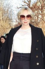 GWENDOLINE CHRISTIE at Chloe Fashion Show at Paris Fashion Week 03/02/2017